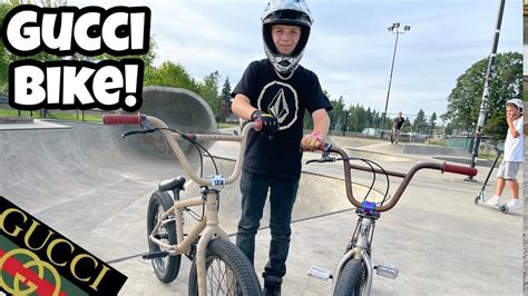 gucci bmx|I Got a Gucci Bike! *NEW BIKE!* .